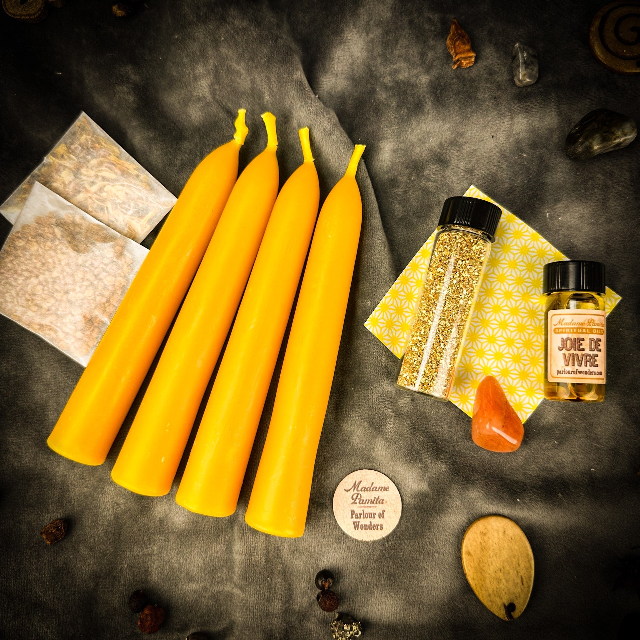 Optimism Candle Spell Booster Pack - Add Joy & Happiness to Any Candle Spell Kit Parlour of Wonders