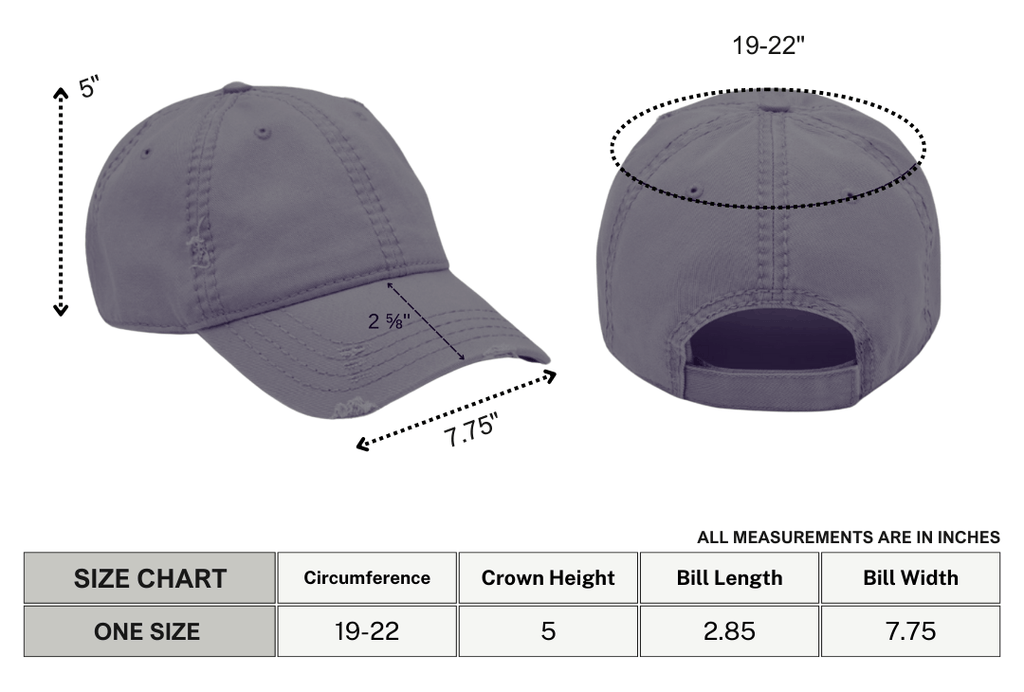 Overstimulated Distressed Dad Hat Goth Cloth Co.