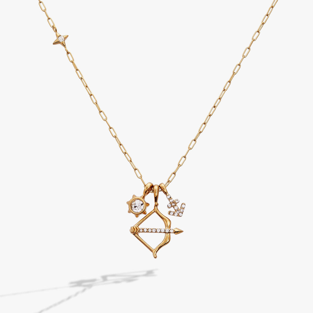 Sagittarius Zodiac Charm Cluster Necklace ALEX AND ANI