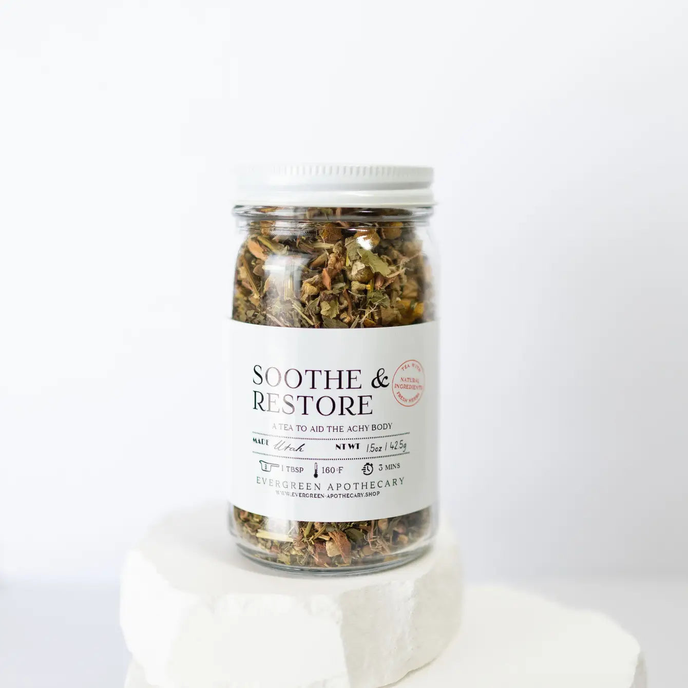 Soothe & Restore Tea, For the Achy Body Evergreen Apothecary
