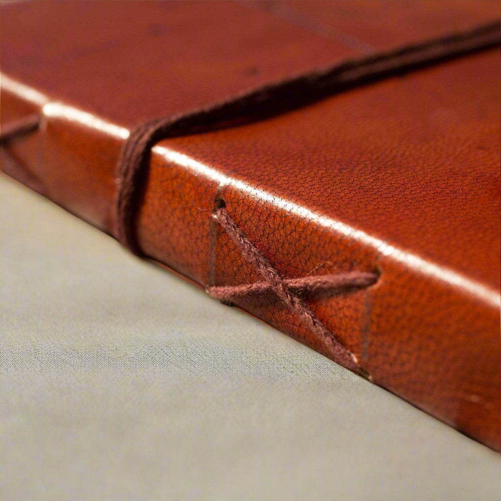 "Not All Storms" Leather Journal - For Resilience & New Beginnings Soothi