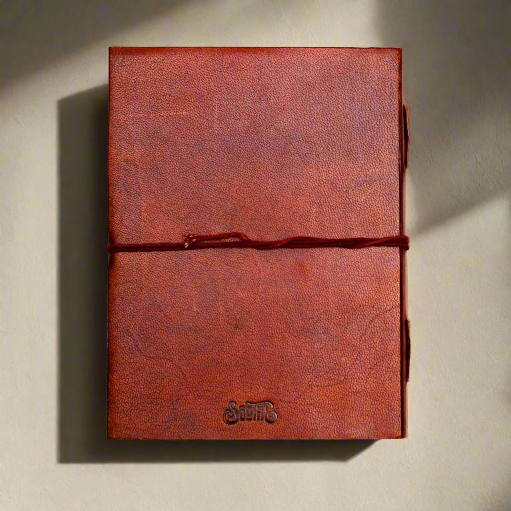 "Not All Storms" Leather Journal - For Resilience & New Beginnings Soothi