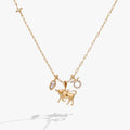 Taurus Zodiac Charm Cluster Necklace ALEX AND ANI