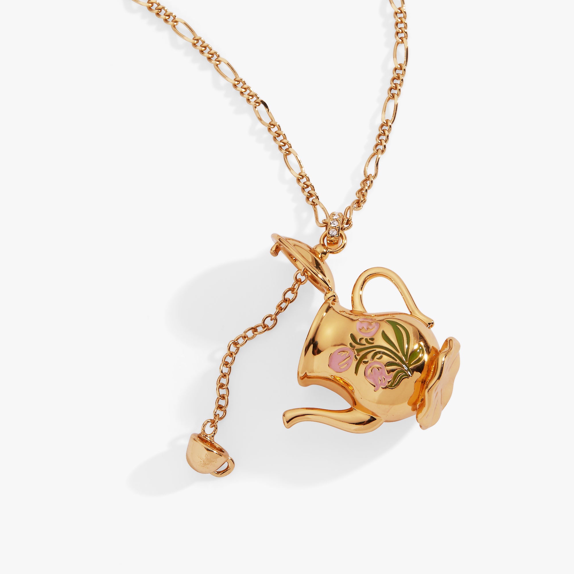 Tea Party Kettle Locket Pendant Necklace ALEX AND ANI