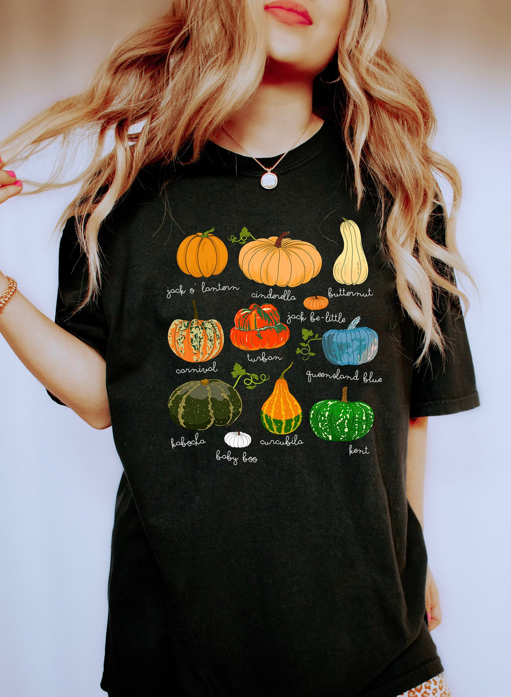 Pumpkins Varieties With Names Comfort Colors Tee Refinery No. 1