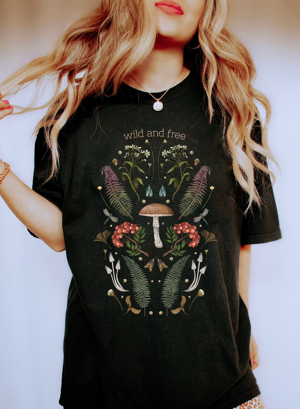 Wild And Free Mystical Vintage Comfort Colors Tshirt Refinery No. 1